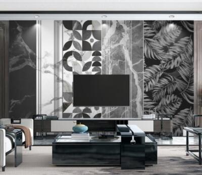 3D Simple Leaves J775 Wallpaper Mural Wall Print Wall Wallpaper Murals US Erin