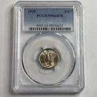 1935 Mercury Dime, PCGS MS64FB