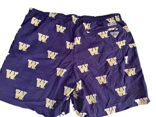 Washington Huskies Columbia Omni-Shade PFG costume da bagno uomo taglia XXL - Foto 2 di 4