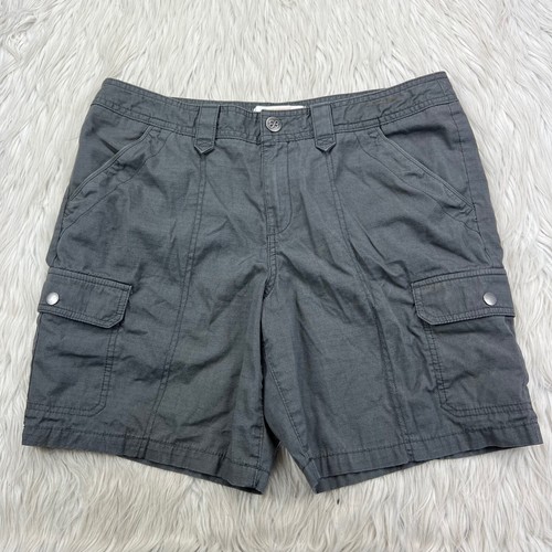 Gray Ripstop Cargo Shorts 