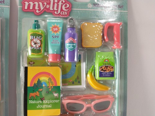 My Life As HIKING + TIDY UP CLEANING Play Sets For 18" Dolls NEW! Read Below! - Picture 6 of 14