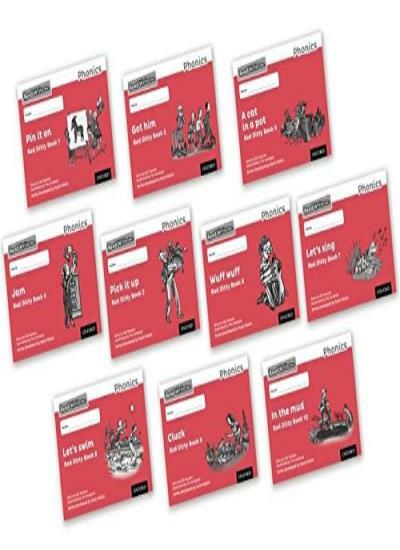 Read Write Inc. Phonics: Black and White Red Ditty Books Mixed Pack of 10 - Image 6