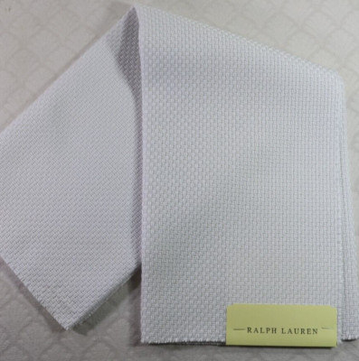 Ralph Lauren Outdoor 24"x26" Fabric Remnant "Grimaldi Weave" Sail White