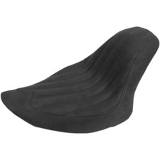Saddlemen Knuckle Solo Seat - Ribbed (Black) 806-12-0023