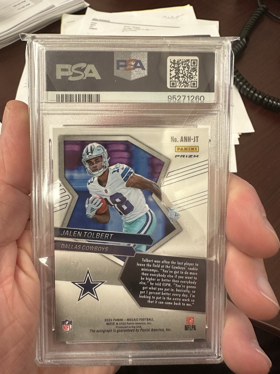 2022 Mosaic AUTO No Huddle Silver Prizm ANH-JT Jalen Tolbert