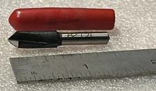 1/4" X 82° HSS Center Reamer Countersink, 3/16" Sk, New, 3 Flute, USA, Chicago