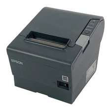 Epson TM-T88V POS Compact Thermal Receipt Ticket Printer LAN USB No Adapter
