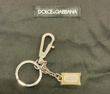 Dolce & Gabbana Portachiavi DG in ottone - Grigio | WVQ5L1W1111