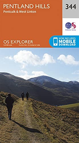 Pentland Hills Map | Peniciuk & West Linton | Ordnance... - Ordnance Survey