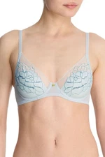 New NATORI 721150 Minty/Ocean Storm Flora Contour Lace Bra Size 36DDD 