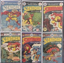 THE SANDMAN #1-6 Complete Series FINE DC Comics  1974-75 Joe Simon Jack Kirby