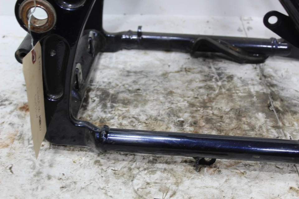 Harley Softail CVO Fat Boy 2006 OEM brazo oscilante azul horquilla trasera Foto 4 de 4