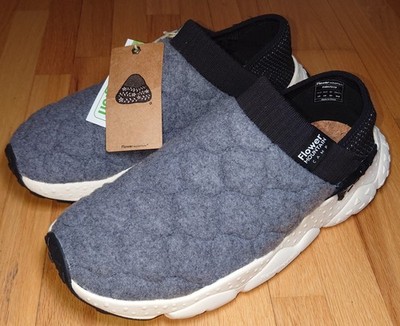 Flower Mountain Camp Man Slip-On Sneakers   Grey/Black   Men s EU45  (New)