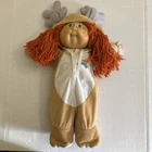 VINTAGE NOSTALGIA Cabbage Patch Kids Red Hair Blue Eyes OG Reindeer Outfit