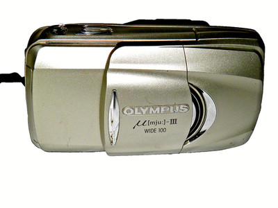 OLYMPUS (MJU:) III WIDE 100 FOTOAPPARAT CAMERA POINT&SHOT TOP ZUSTAND GETESTET !