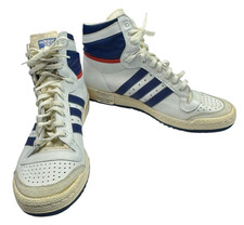 VTG NEW Adidas Top 10 Leather Lace Up Sneaker...