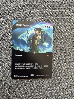 Death Begets Life Magic The Gathering Full Art 354 Tarkir 