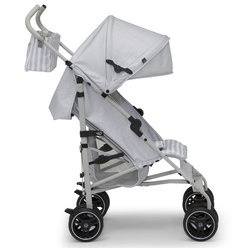 Lightweight Stroller Recline Compact Fold Removable Parent Organizer Grey - Picture 2 of 5