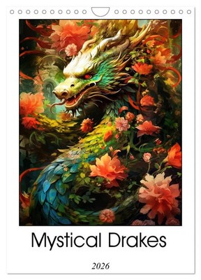 Justyna Jaszke JBJart | Mystical Drakes (Wall Calendar 2026 DIN A4 portrait),...