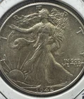 1942 50c Walking Liberty Silver Half Dollar AU