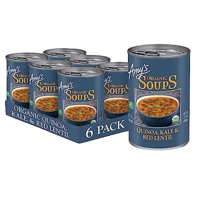 Soup Vegan Gluten Free Organic Kale Quinoa Red Lentil 14.4 Ounce