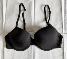 Calvin Klein Black Push-Up Bra Black 80C with Padded Underwire