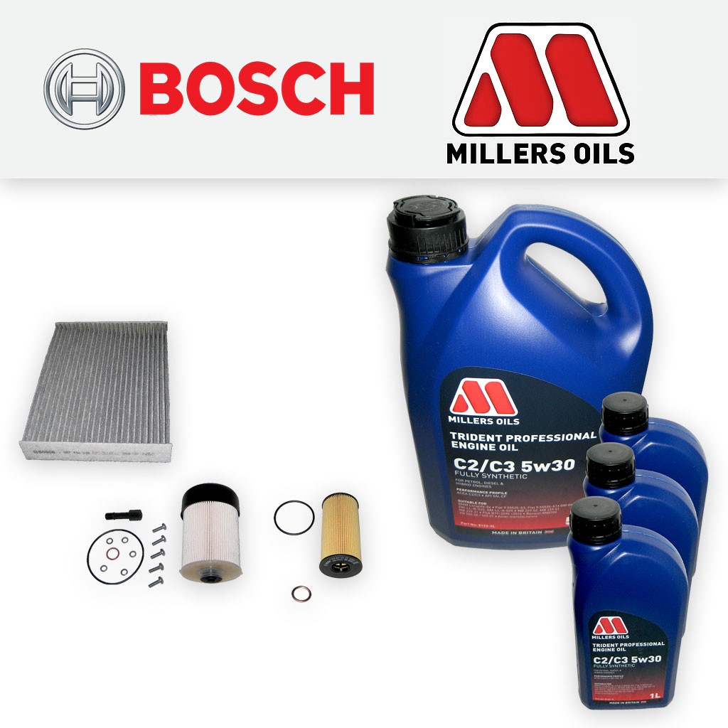 SERVICE KIT for OPEL VAUXHALL VIVARO B 1.6 CDTI OIL FUEL CABIN FILTERS +8L OIL