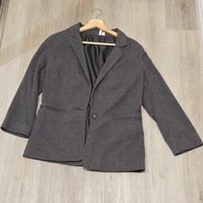 Grey Blazer Womens M Ladies' Jacket Lined