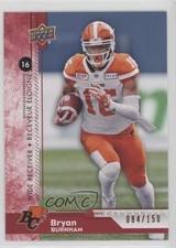 2018 Upper Deck CFL Red 84/150 Bryan Burnham #86 n1u
