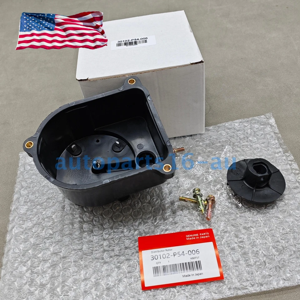 OEM Distributor Cap and Distributor Rotor Ignition Kit For Honda Civic 1992-2000 Foto 4 de 4