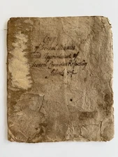 1733–1784 Quaker Falls Meeting School Committee Manuscript Bucks Co PA Kirkbride