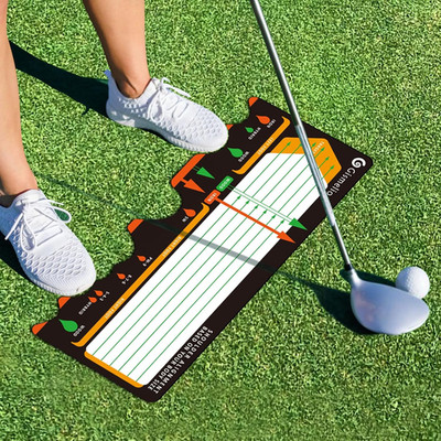 Beginner Golf Training Mat for Posture and Stance Correction Aid