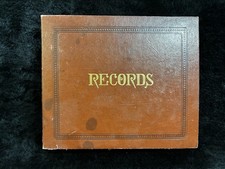 45 RPM 7" Vinyl Record Storage Book Booklet 10 pages to store 45s UNMARKED