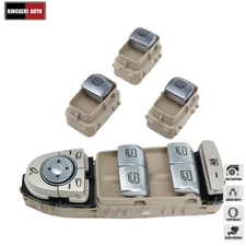 4X Master Power Window Switch Fits 2017 Mercedes-Benz E200 E250 E300 E400 E43 US