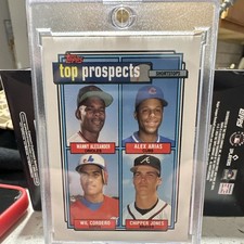 Topps 1992 Top Prospects Shortstops #551 Alexander Arias Cordero Jones Baseball