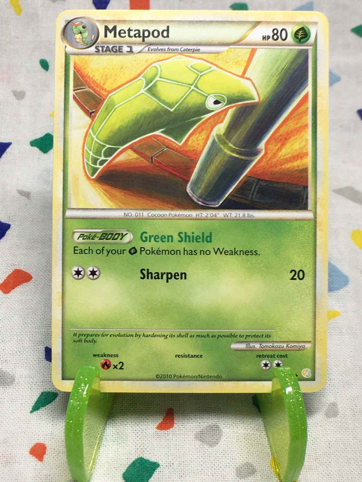 Metapod 46/123 HeartGold & SoulSilver HGSS Uncommon Regular - LP