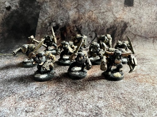 Warhammer 40K Ork Boyz x 10 - Well Painted