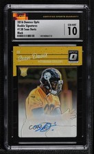2016 Donruss Optic Black Signatures 13/25 Sean Davis CSG 10 Gem Mint Auto 3c7