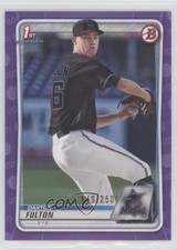 2020 Bowman Draft Purple Border 140/250 Dax Fulton Daxton Fulton #BD-131 h3a