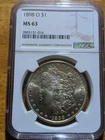 1898-O  Morgan Dollar NGC MS63 New Orleans Minted Silver Dollar No Reserve