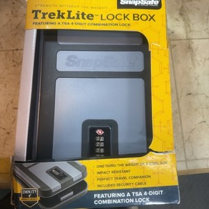 SnapSafe TrekLite Lock Box W TSA 4 Digit Combination Lock