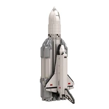 Energia Buran Rocket Model MOC Building Blocks Set 1:110 Scale 3844pcs