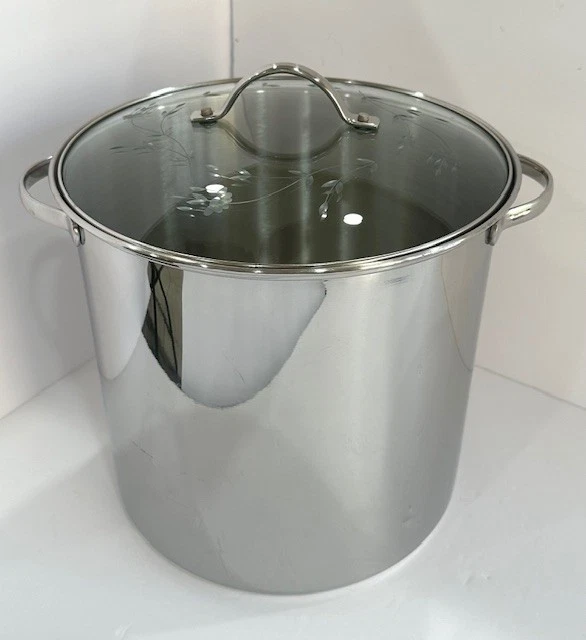 Princess House Heritage Stainless Classic 15 QT Stockpot w Lid