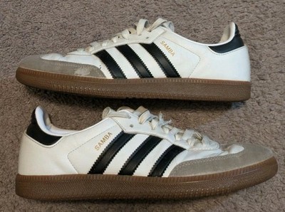 adidas samba vegan white gum Sneakers H01877 Men's 8