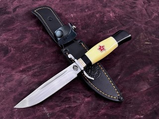 Russia Finka NKVD NKWD Outdoor Knife Steel Stainless 95H18 HRC 58 Hunting Knife