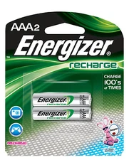 Energizer Rechargeable AAA Batteries 2 pk