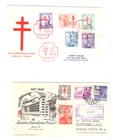 Spain   2  medical  first  day  covers