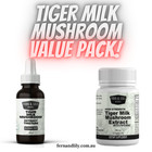 High strength Tiger Milk Mushroom extract 20:1 with piperine Lignosus rhinocerus