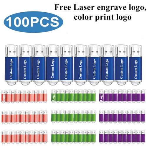100PCS 2G 128MB USB Flash Pen Drive Custom Personalize Company Logo Memory Stick - Picture 13 of 13