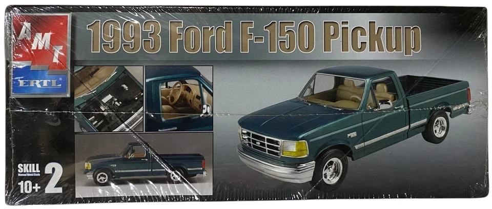 AMT/Ert 1992 Ford F-150 Flareside Truck Vintage 2003 1:25 Model Kit NEW SEALED - Image 2 of 4